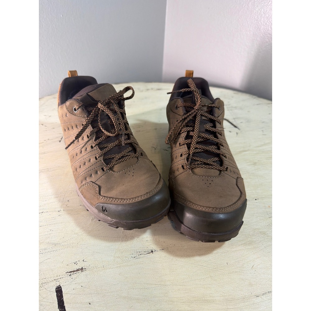Oboz Men's‎ Sypes Leather Waterproof Low Trail Running Shoes Size 11 Gorpcore